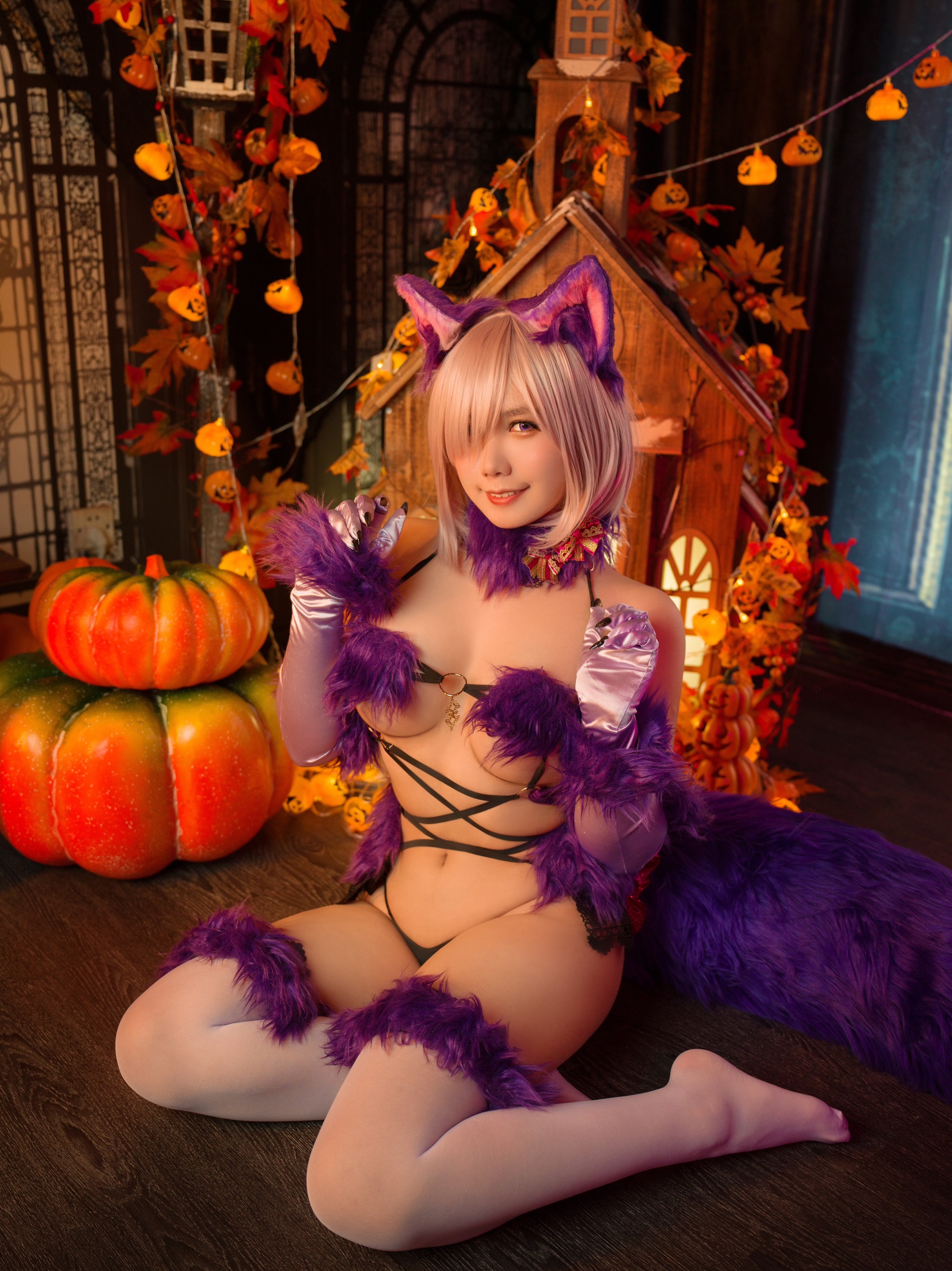 图片[1]-麻花麻花酱 – NO.120 麻花酱 FGO 玛修[25P]-XikXak